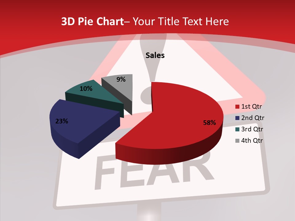 A Red And White Sign With A Question Mark On It PowerPoint Template