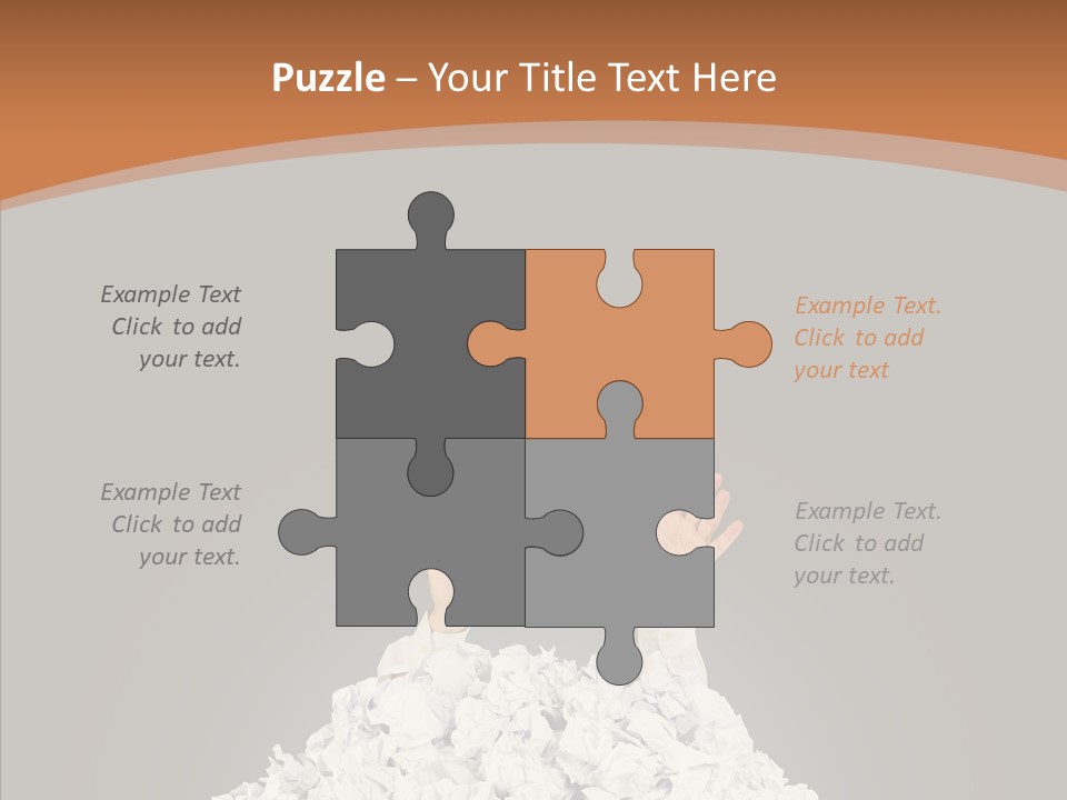 Dark Holding Office PowerPoint Template