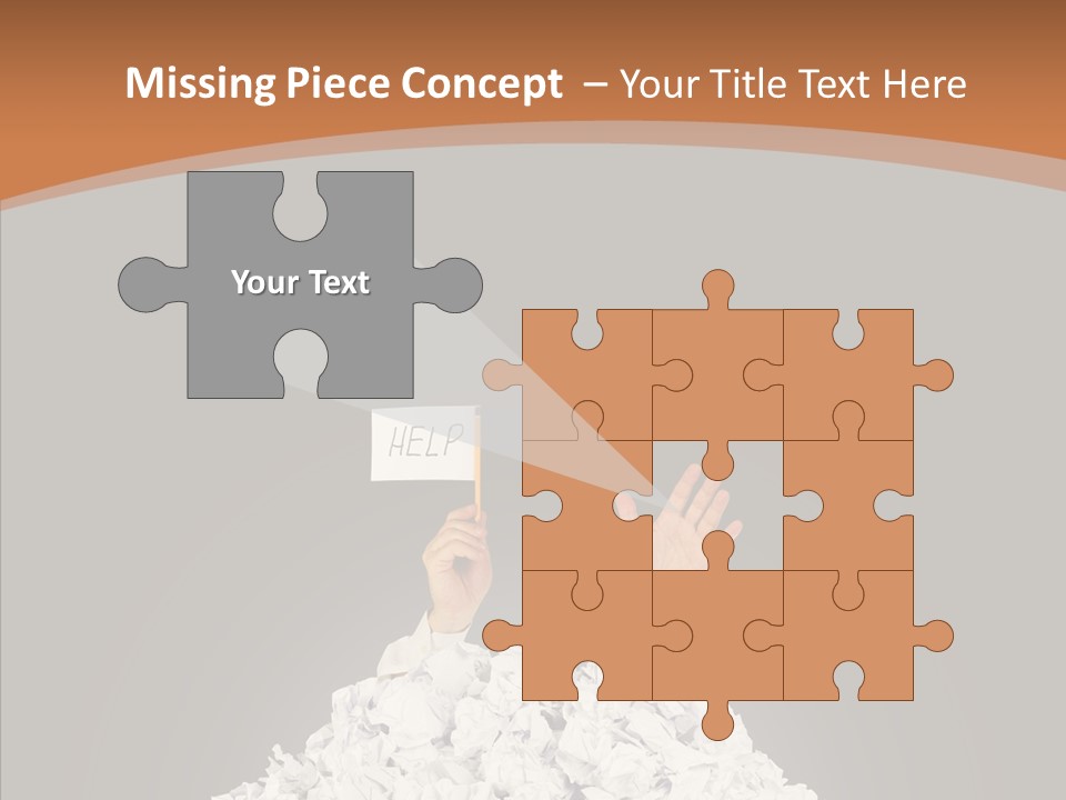 Dark Holding Office PowerPoint Template