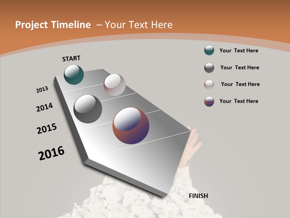 Dark Holding Office PowerPoint Template