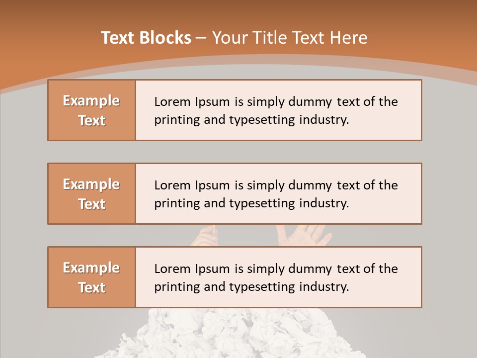 Dark Holding Office PowerPoint Template