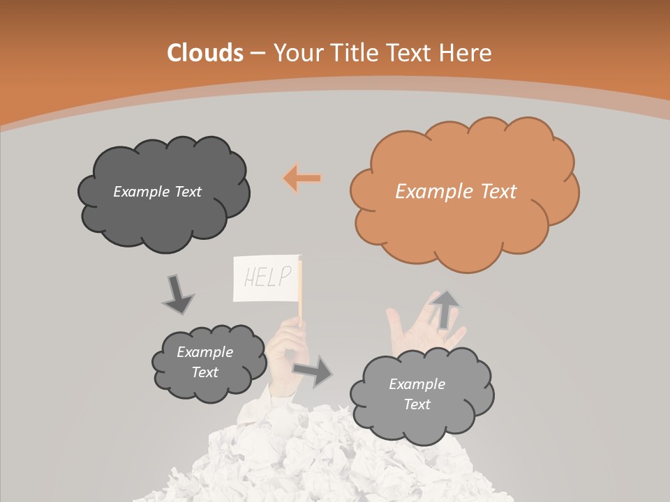 Dark Holding Office PowerPoint Template