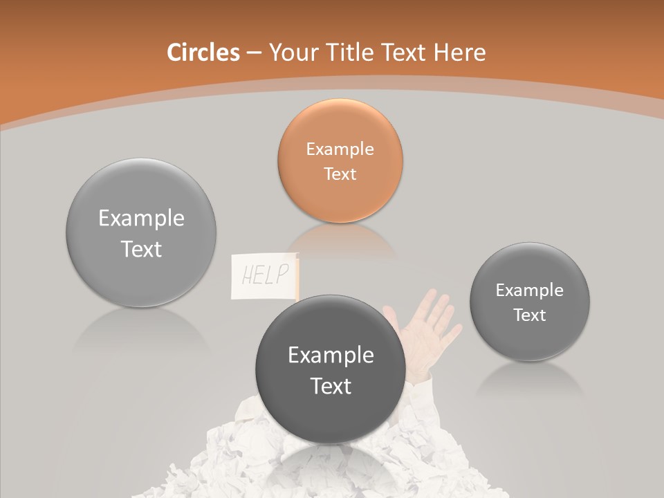 Dark Holding Office PowerPoint Template