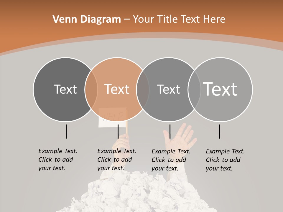Dark Holding Office PowerPoint Template