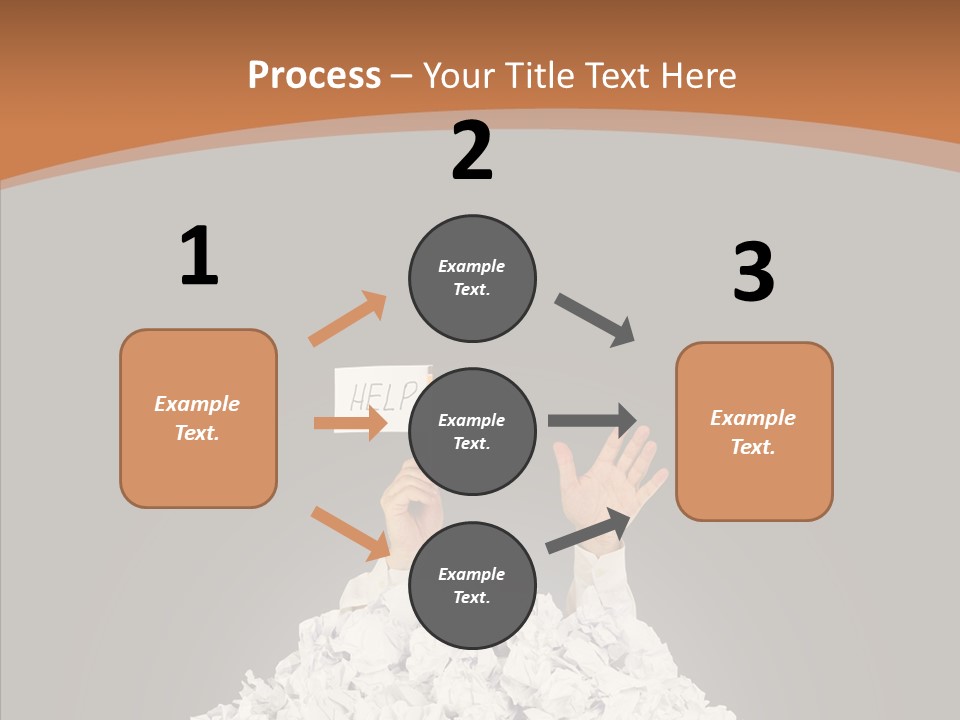 Dark Holding Office PowerPoint Template