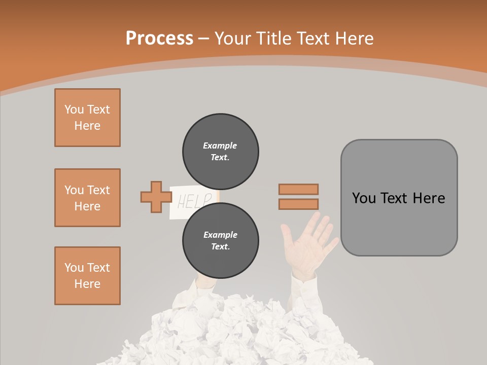 Dark Holding Office PowerPoint Template