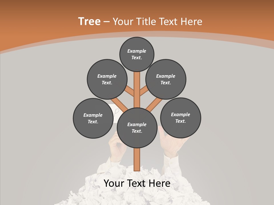 Dark Holding Office PowerPoint Template