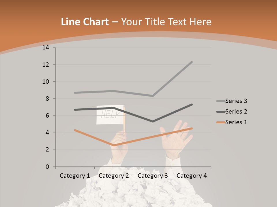 Dark Holding Office PowerPoint Template