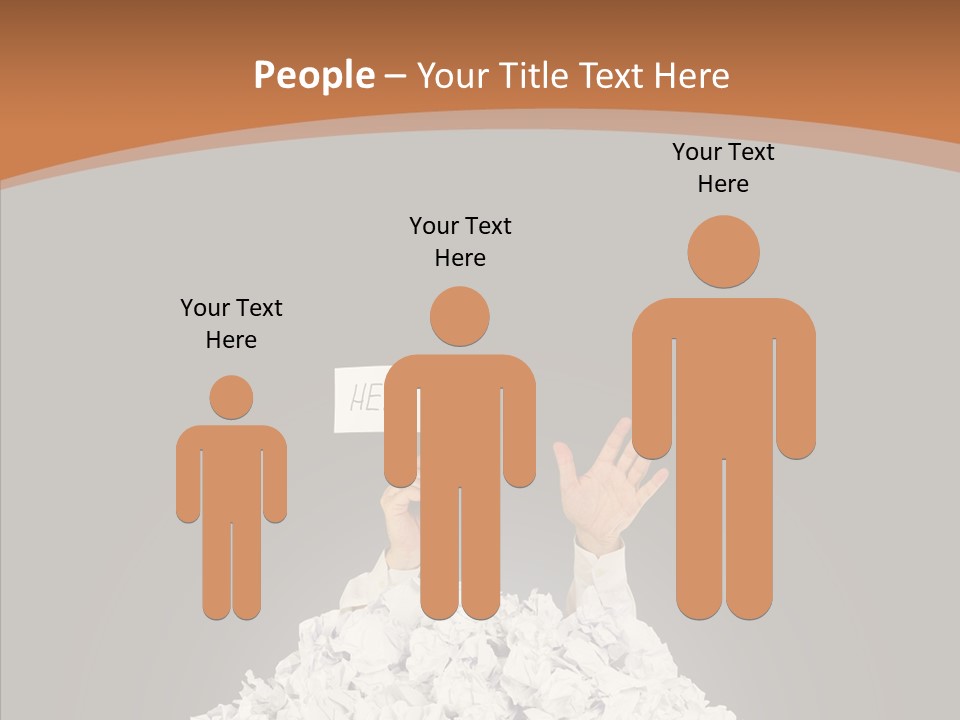 Dark Holding Office PowerPoint Template