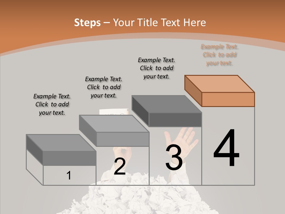 Dark Holding Office PowerPoint Template