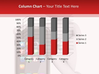 Illustration White Mobility PowerPoint Template