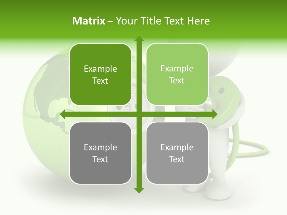 Connection World Illustration PowerPoint Template