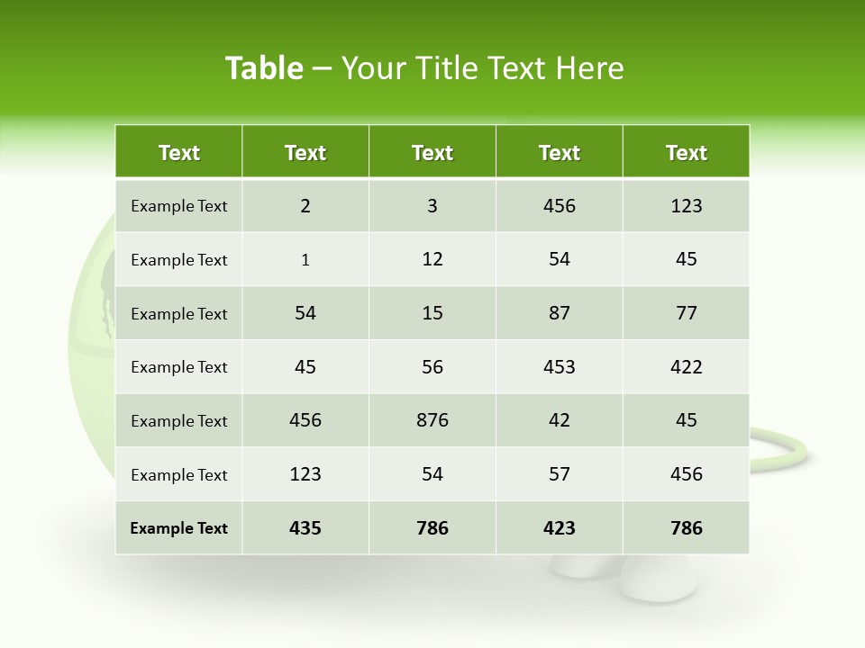 Connection World Illustration PowerPoint Template