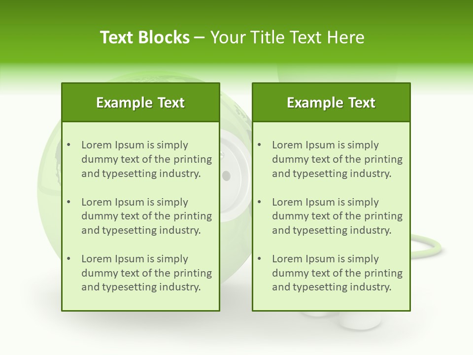 Connection World Illustration PowerPoint Template
