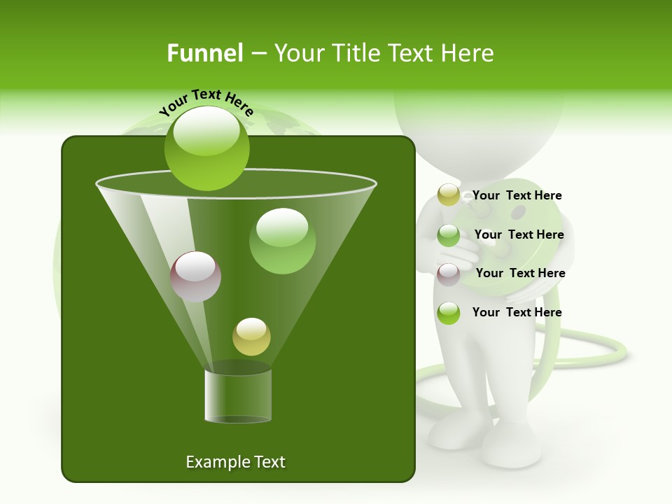 Connection World Illustration PowerPoint Template