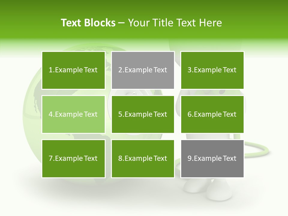 Connection World Illustration PowerPoint Template