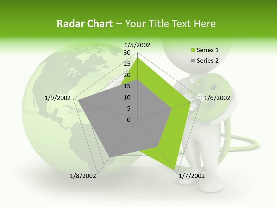 Connection World Illustration PowerPoint Template