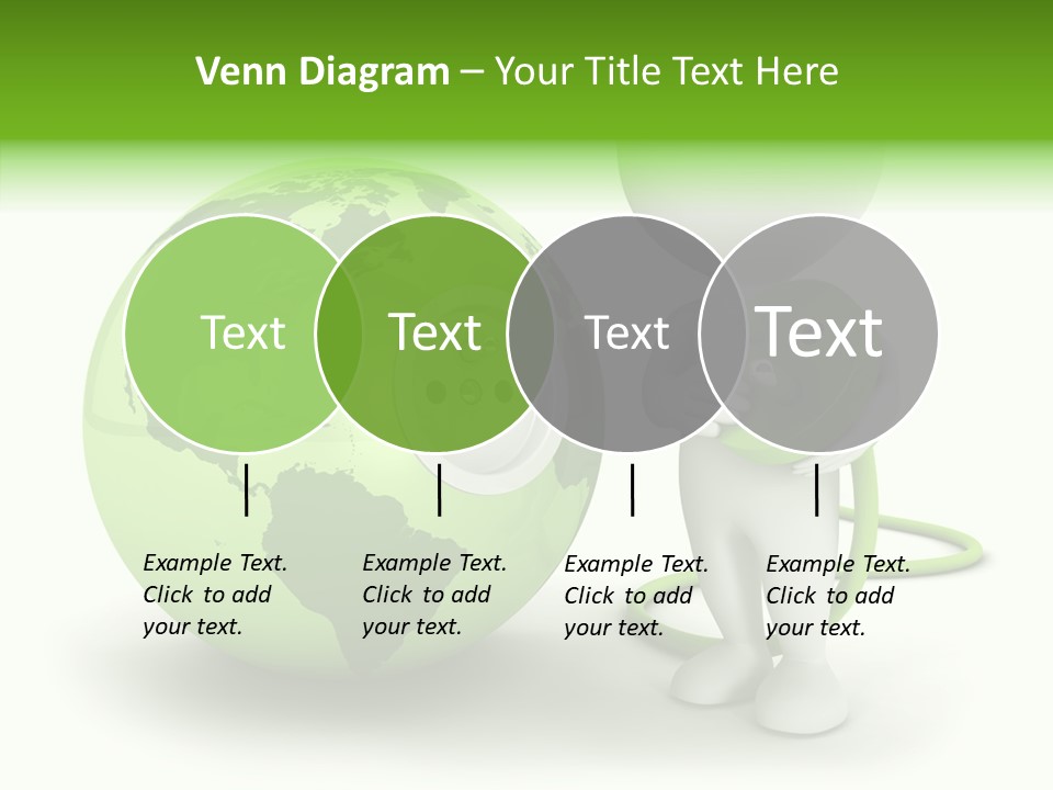 Connection World Illustration PowerPoint Template