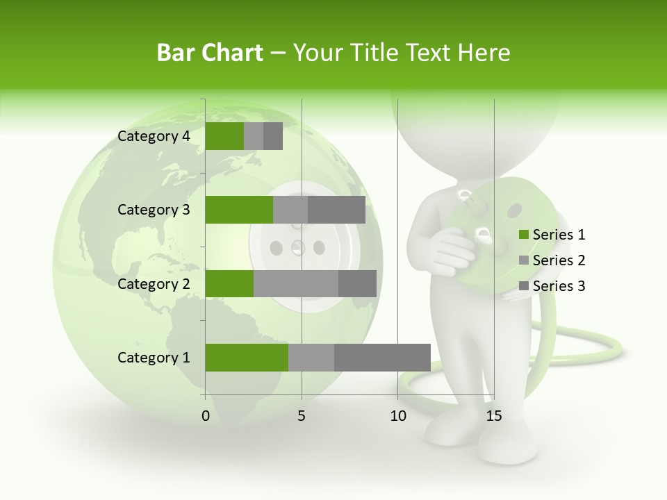 Connection World Illustration PowerPoint Template