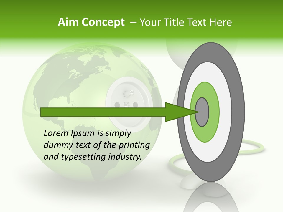 Connection World Illustration PowerPoint Template