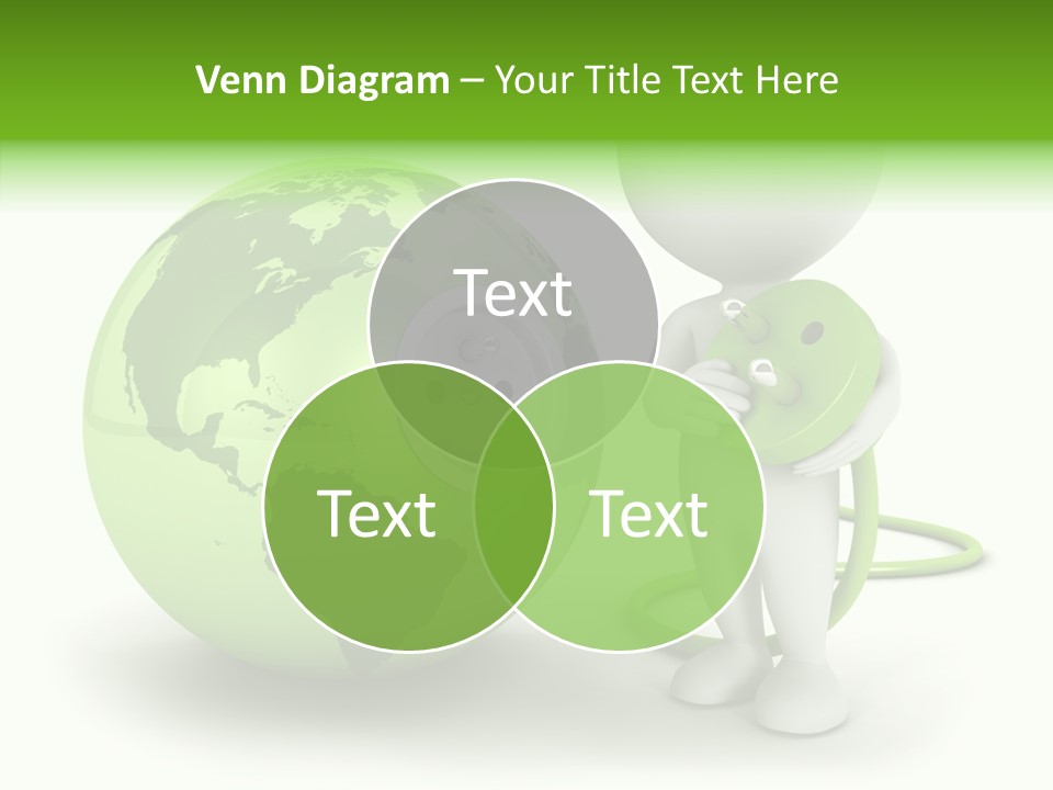 Connection World Illustration PowerPoint Template