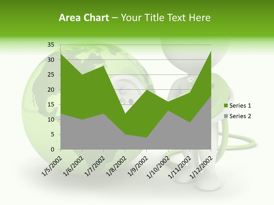 Connection World Illustration PowerPoint Template