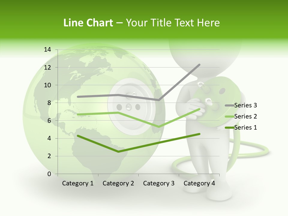 Connection World Illustration PowerPoint Template
