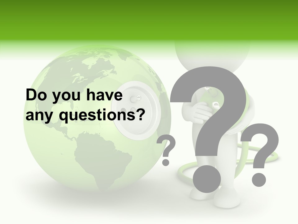 Connection World Illustration PowerPoint Template