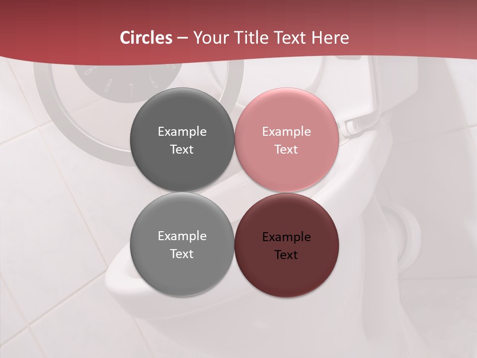 Clock Constipation Alarm PowerPoint Template