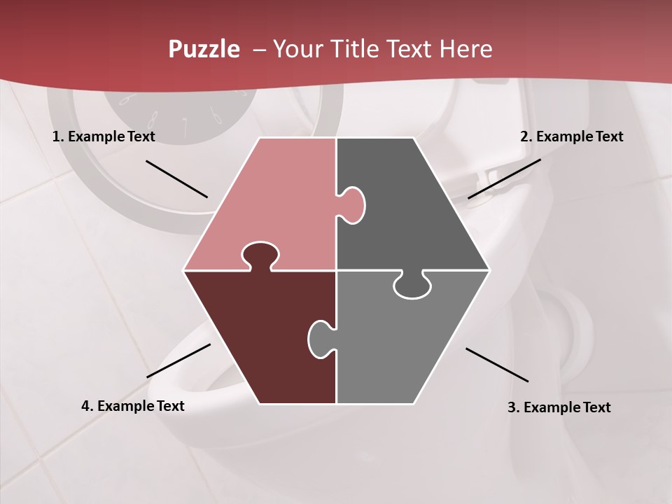 Clock Constipation Alarm PowerPoint Template