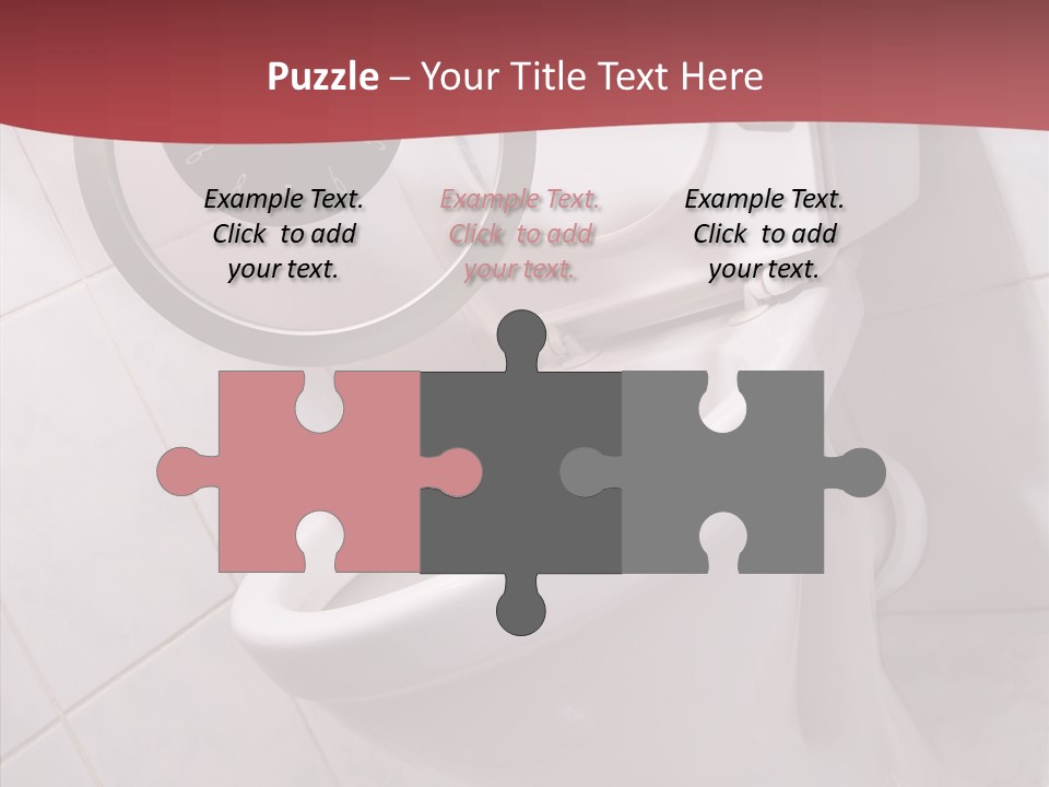 Clock Constipation Alarm PowerPoint Template