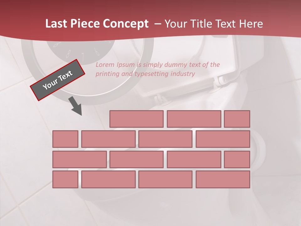 Clock Constipation Alarm PowerPoint Template