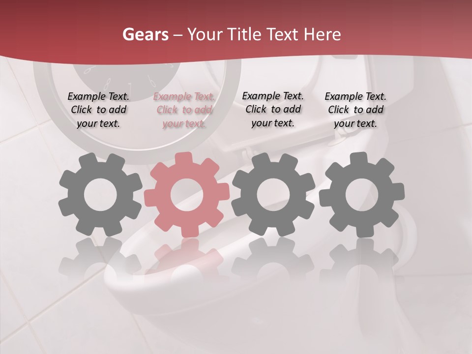 Clock Constipation Alarm PowerPoint Template
