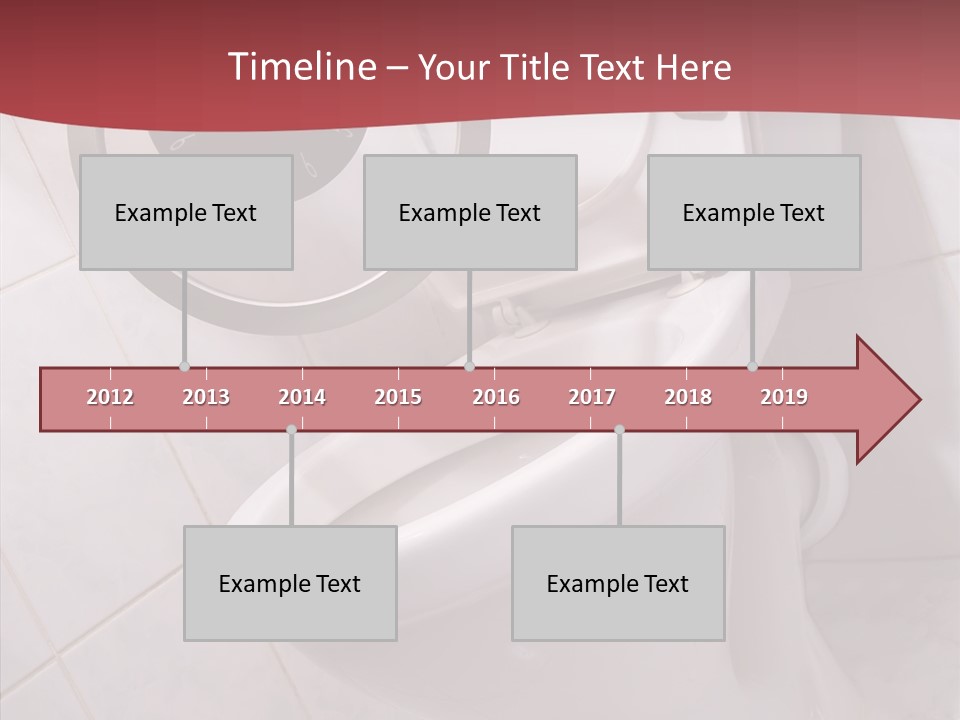 Clock Constipation Alarm PowerPoint Template