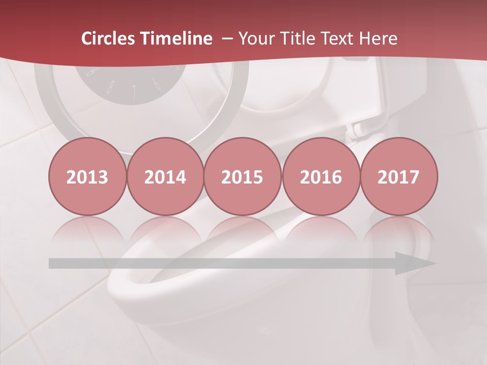 Clock Constipation Alarm PowerPoint Template