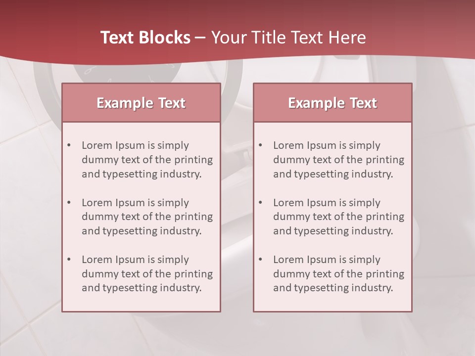 Clock Constipation Alarm PowerPoint Template