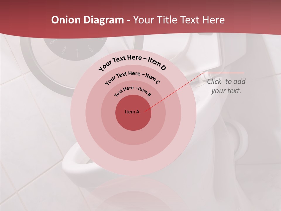Clock Constipation Alarm PowerPoint Template