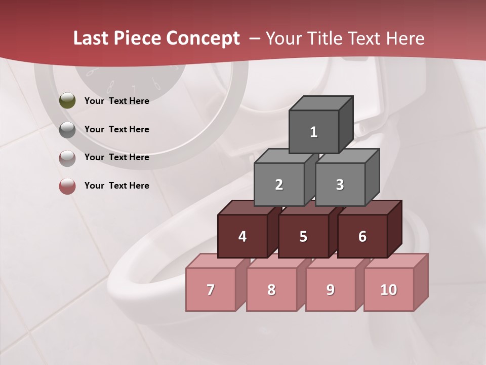 Clock Constipation Alarm PowerPoint Template