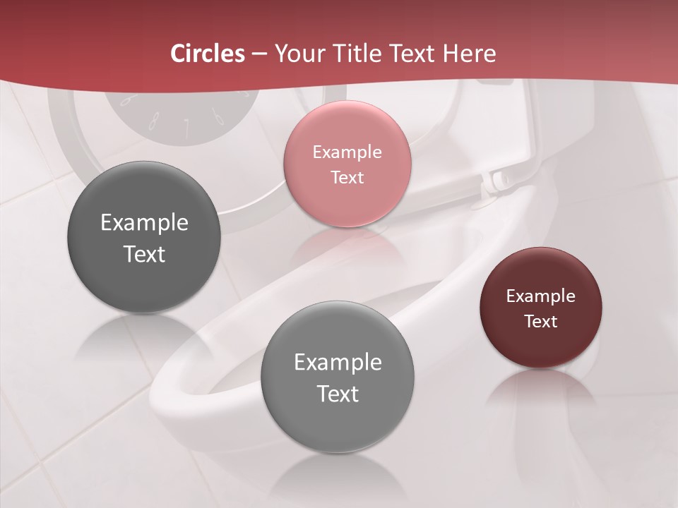 Clock Constipation Alarm PowerPoint Template