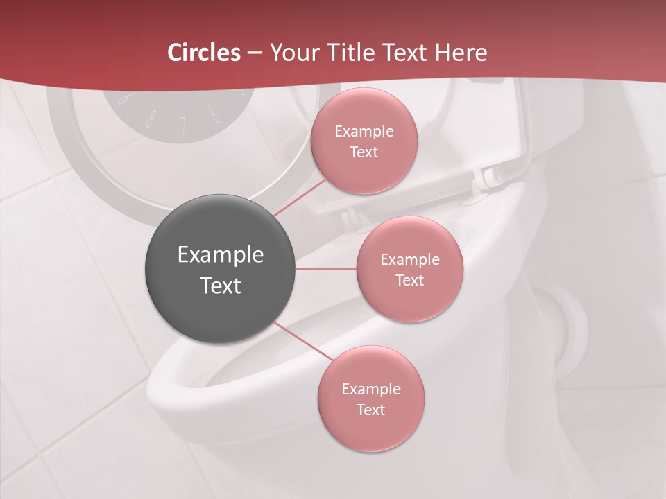 Clock Constipation Alarm PowerPoint Template