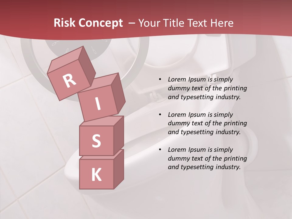 Clock Constipation Alarm PowerPoint Template