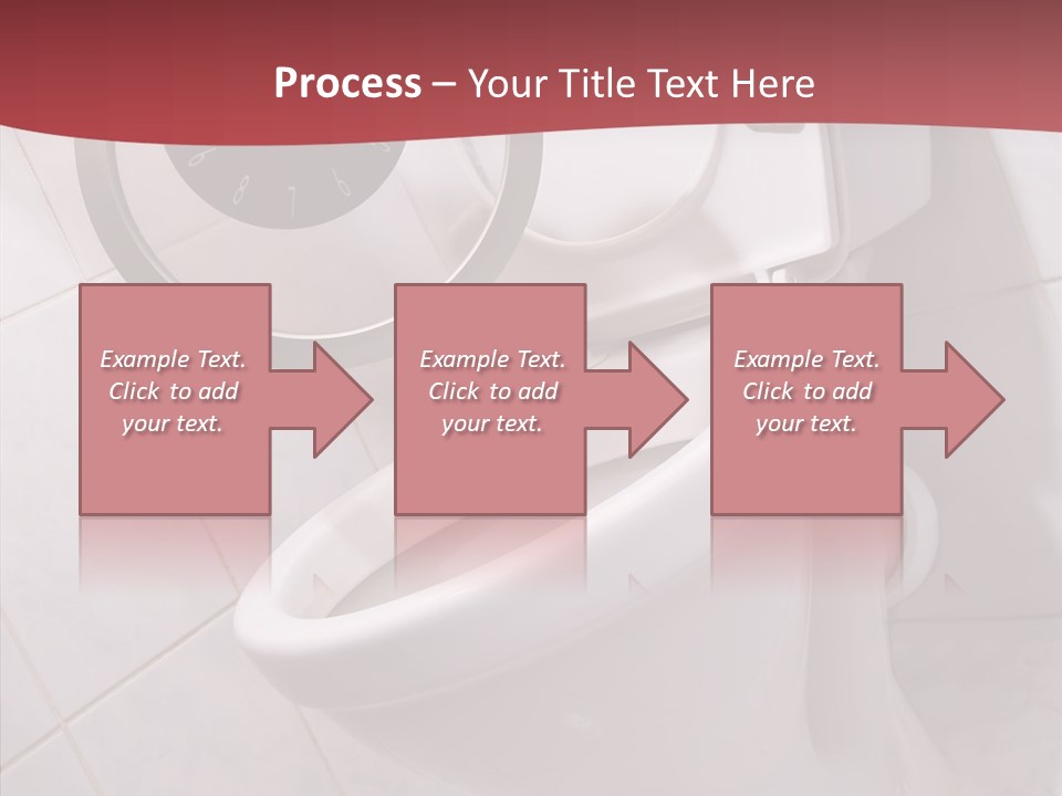 Clock Constipation Alarm PowerPoint Template