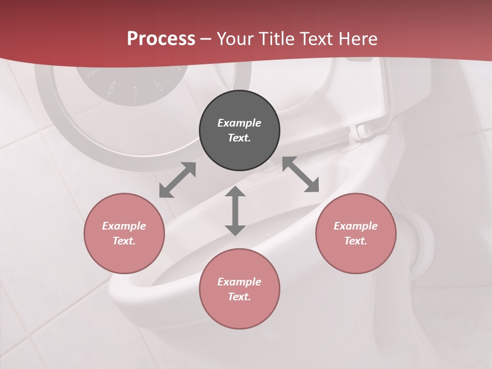 Clock Constipation Alarm PowerPoint Template