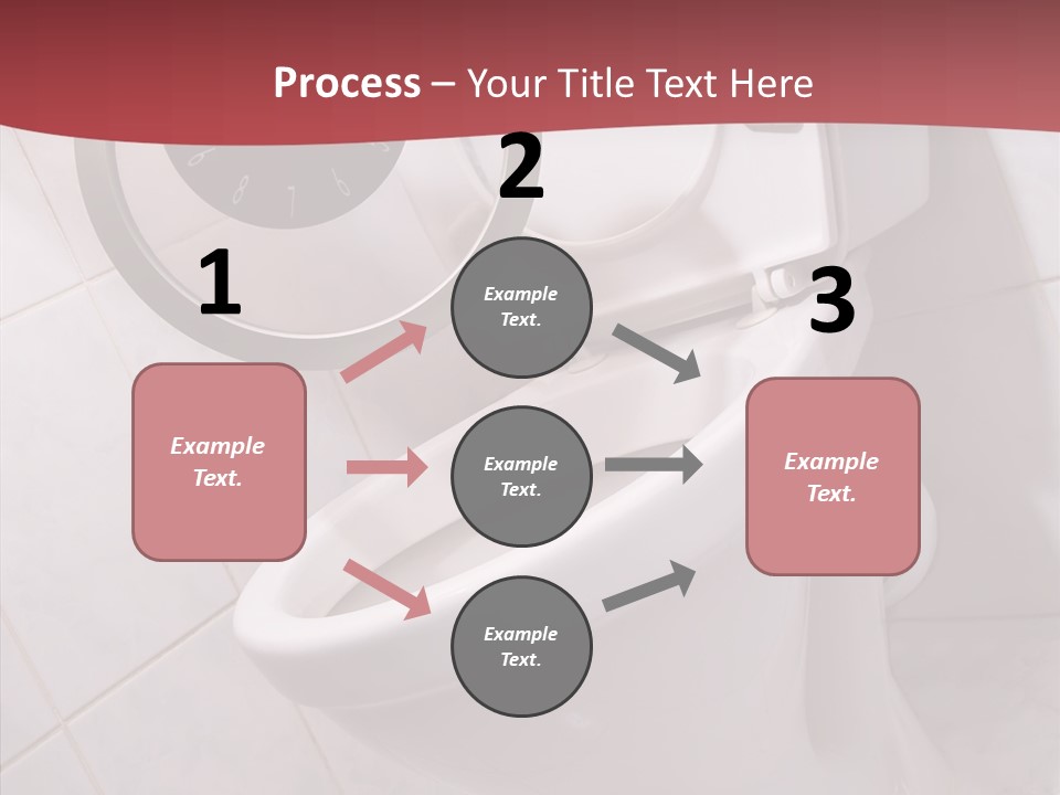 Clock Constipation Alarm PowerPoint Template