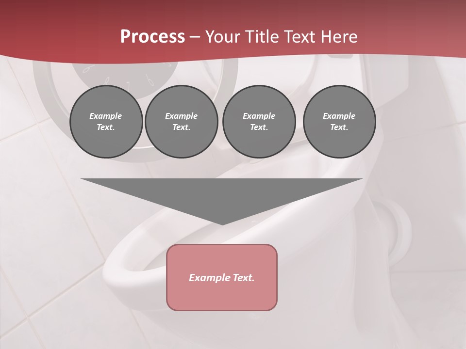 Clock Constipation Alarm PowerPoint Template