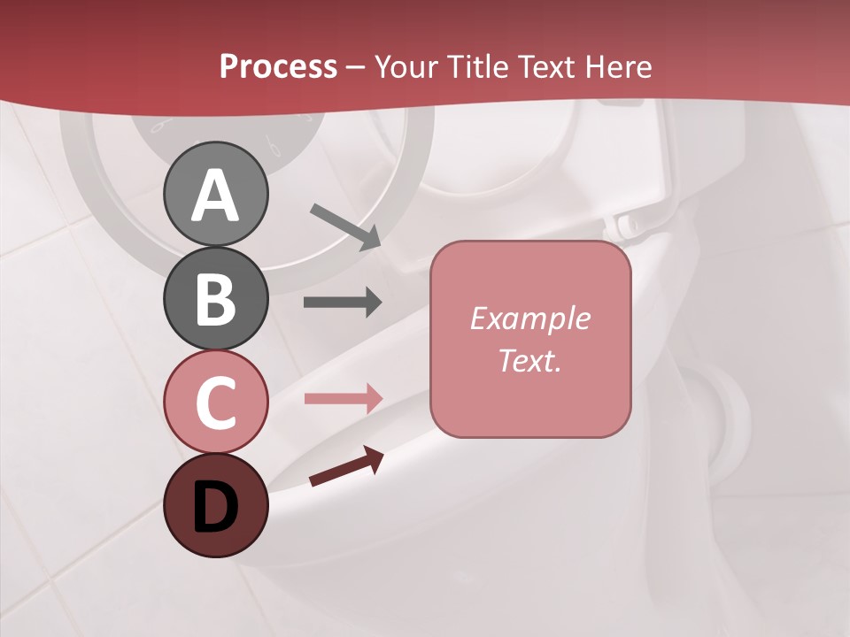 Clock Constipation Alarm PowerPoint Template