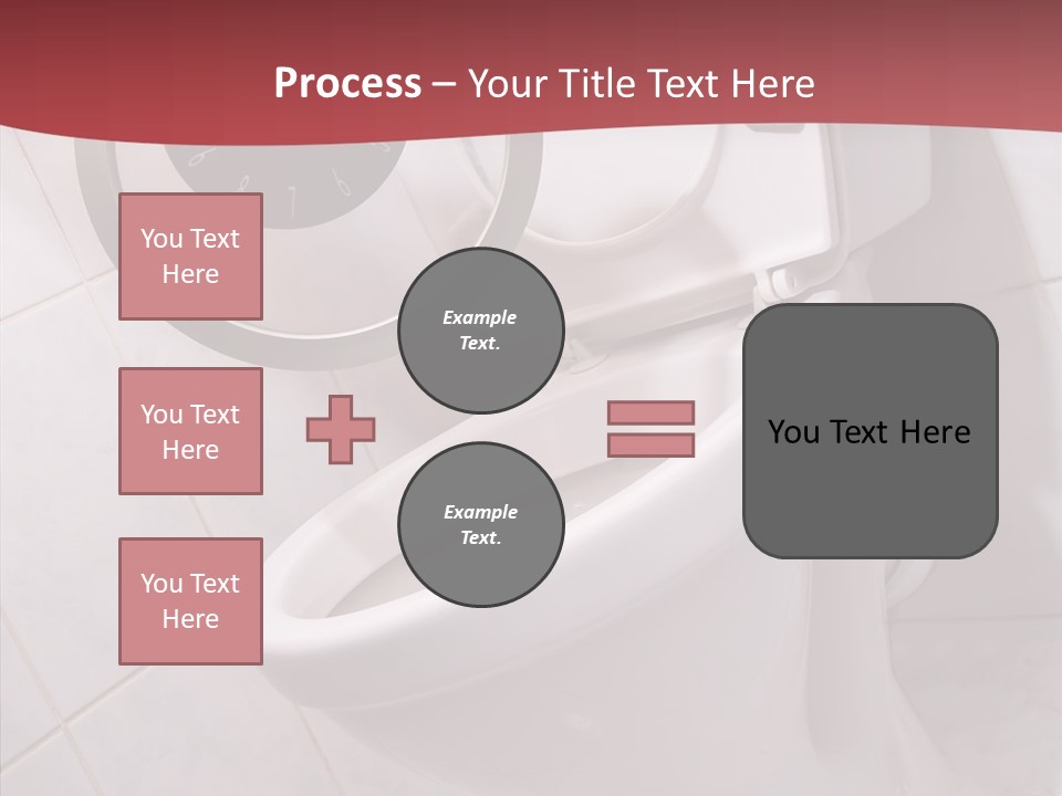Clock Constipation Alarm PowerPoint Template