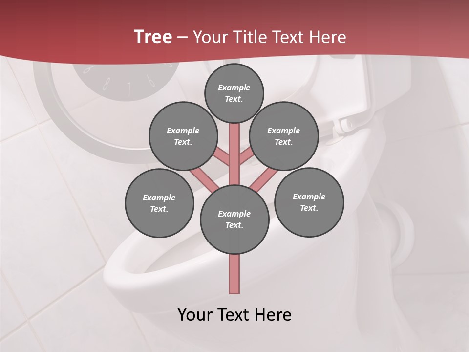 Clock Constipation Alarm PowerPoint Template