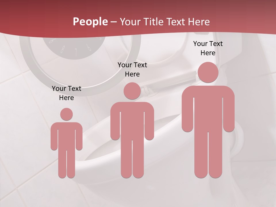 Clock Constipation Alarm PowerPoint Template