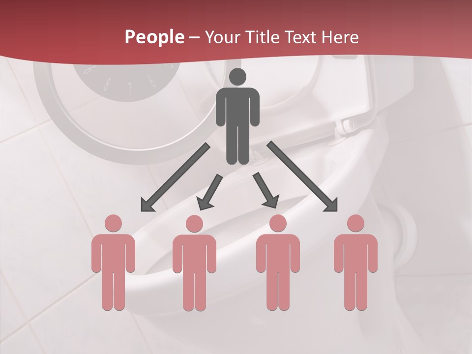 Clock Constipation Alarm PowerPoint Template
